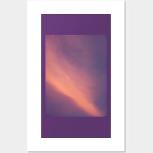 Sunset Pink Purple Sky | Blue | Clouds Photo Posters and Art